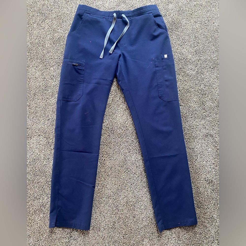 Figs Yola Navy Blue Scrub Pants